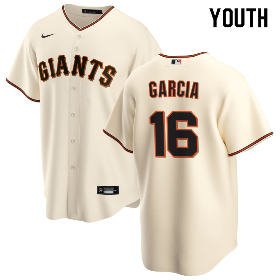 Nike Youth #16 Aramis Garcia San Francisco Giants Baseball Jerseys Sale-Cream
